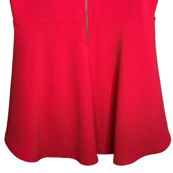 Torrid Fuchsia Pink Passion Textured Ponte Hi Lo Peplum‎ Top Size 3/3X #12576096 - Picture 9 of 13